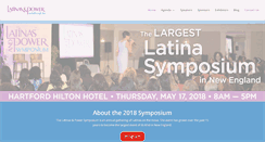 Desktop Screenshot of latinasandpower.com